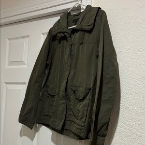 Women’s Olive Green Jacket - Uniqlo!